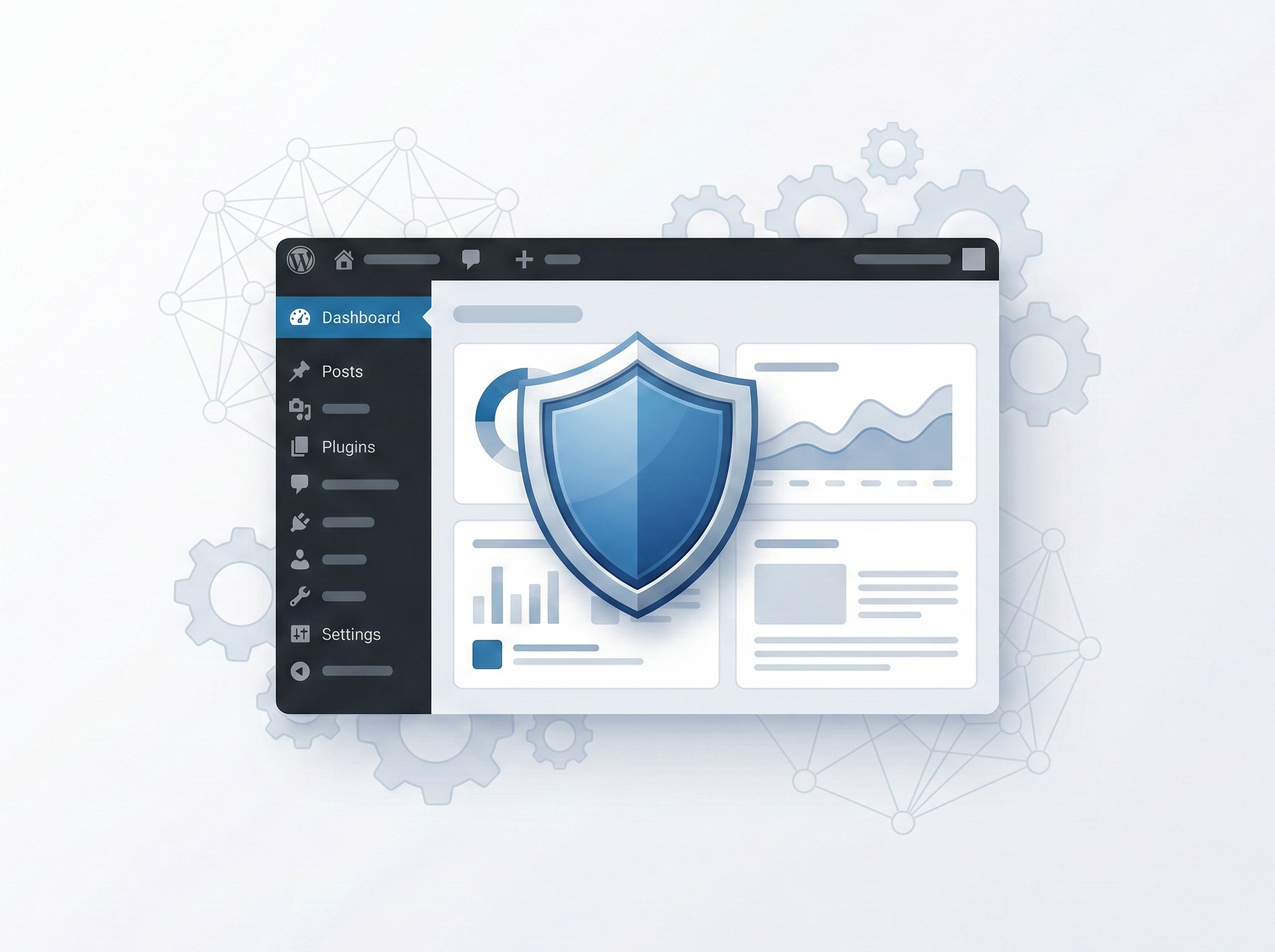 AI自動化を前提としたWordPress安全構築の管理画面イメージ