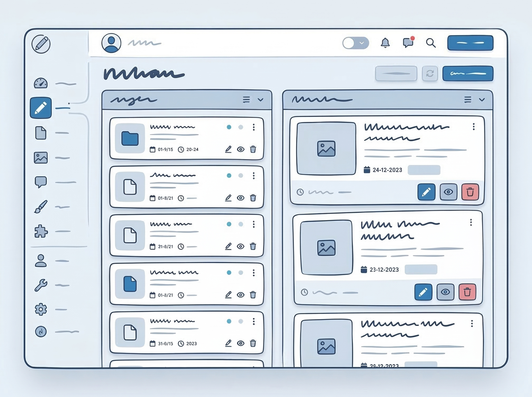 WordPressの固定ページと投稿の違いを示す管理画面イメージ
