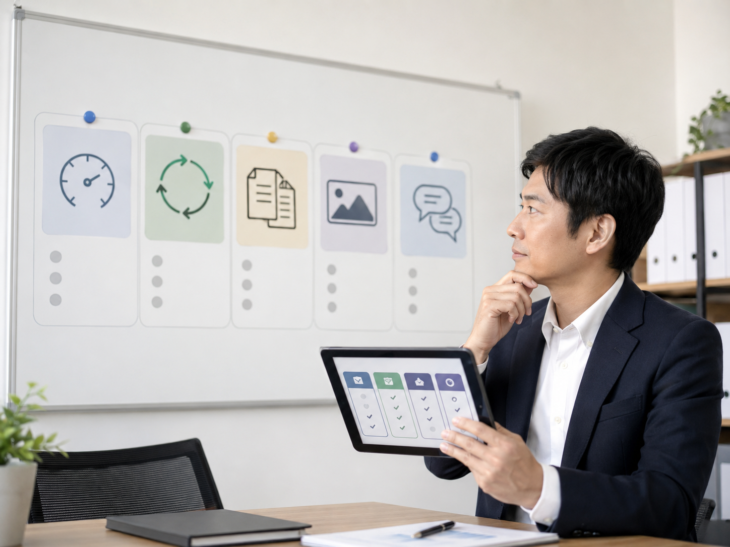 AIの利用頻度や業務内容を確認しながら有料版の必要性を判断している様子