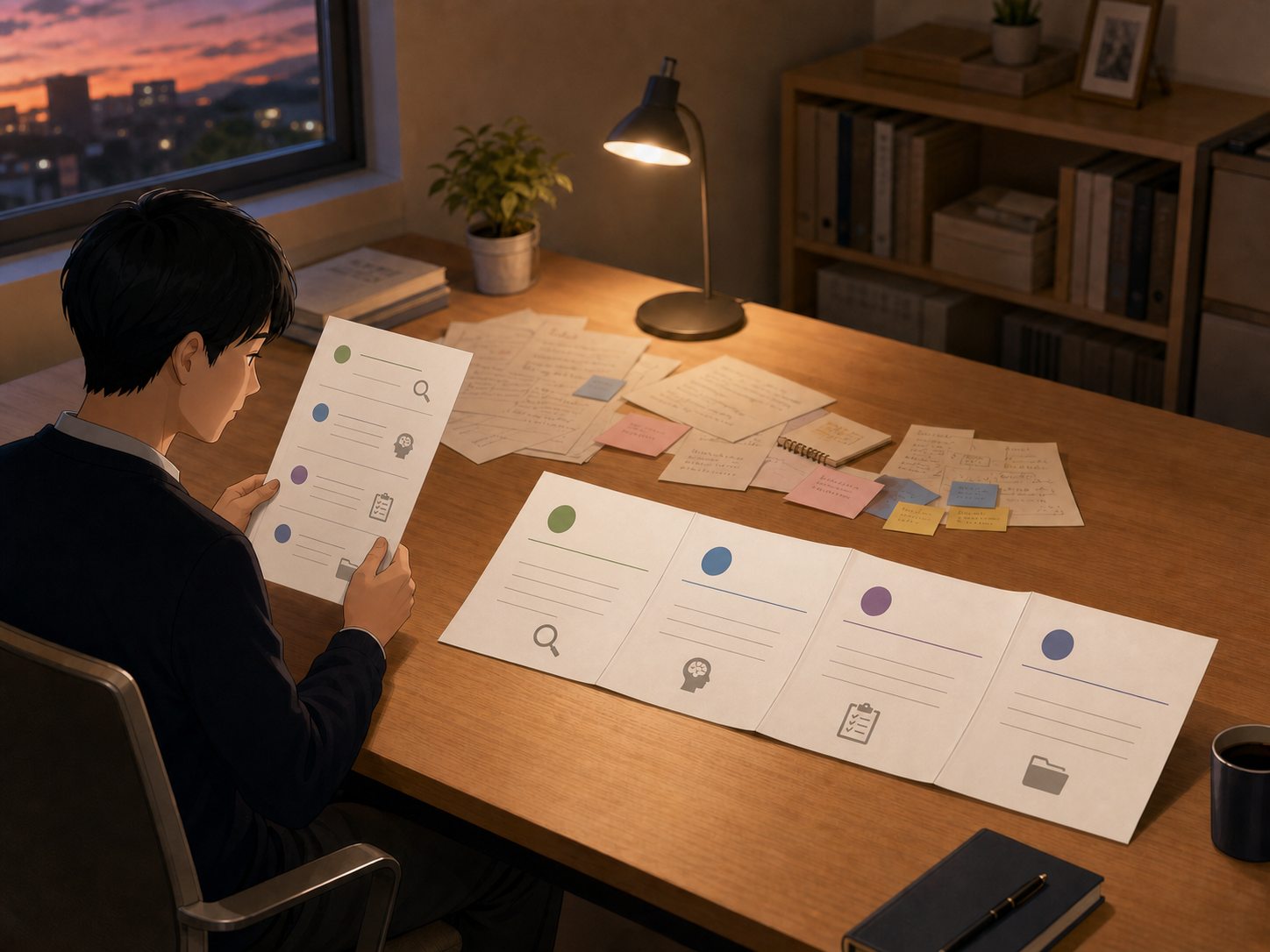 AIとの会話の最後に次回用の手順書を作っている様子