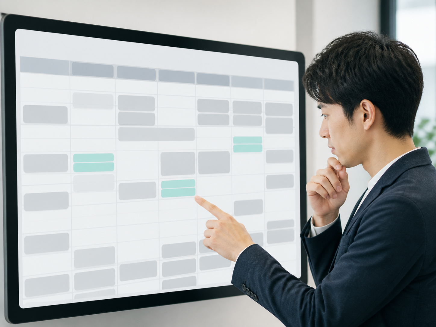 候補日時を三つから五つに絞っている様子