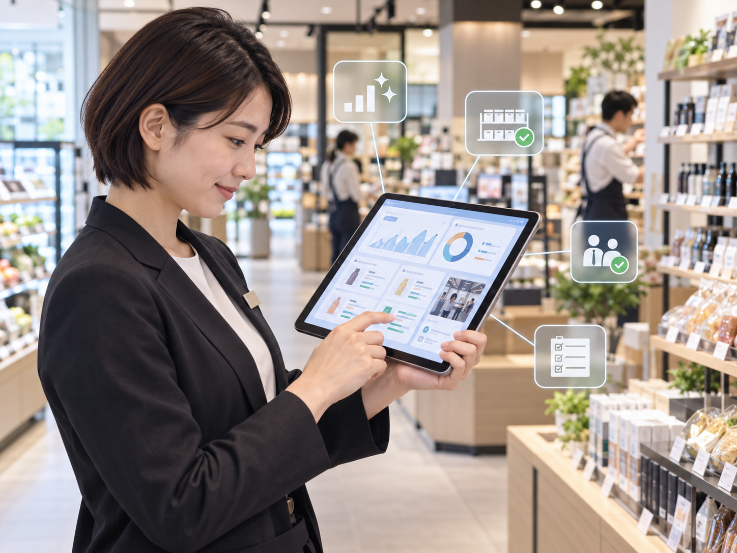 AIを活用して新人スタッフ向けマニュアルを作成する教育担当者