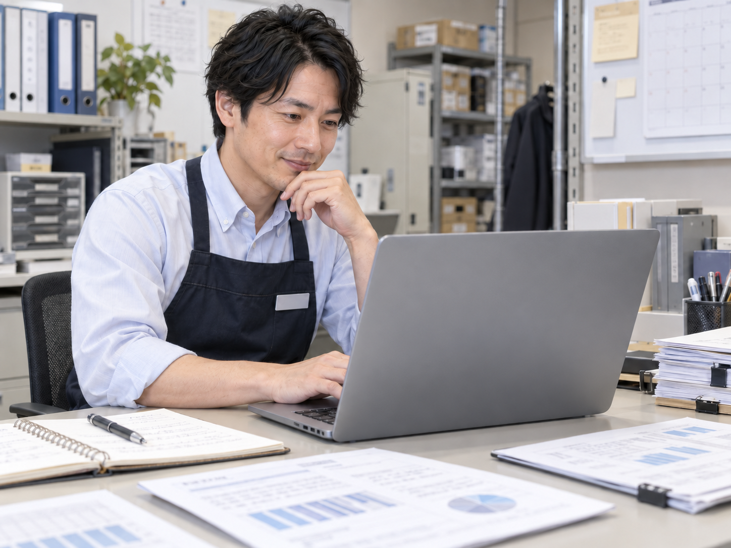 現場のメモをAIで本部向け報告文に整理する店舗責任者